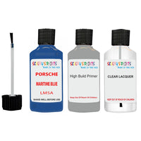Lacquer metallic paint Porsche 911 Maritime Blue Code Lm5A Scratch Repair Kit