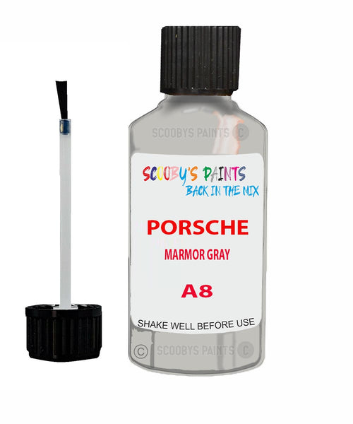 Touch Up Paint For Porsche 911 Marmor Gray Code A8 Scratch Repair Kit
