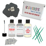 paint scuff chip stone Porsche 911 Marmor Gray Code A8 Scratch Repair Kit