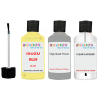 Touch Up Paint For ISUZU ISUZU ( OTHERS ) MELLOW (CALIFORNIA) YELLOW Code 830 Scratch Repair