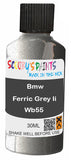 scratch and chip repair for damaged Wheels Bmw Ferric Grey Silver-Grey