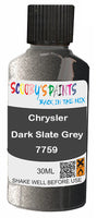 scratch and chip repair for damaged Wheels Chrysler Dark Slate Grey Silver-Grey