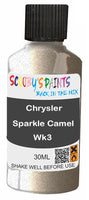 scratch and chip repair for damaged Wheels Chrysler Sparkle Camel Silver-Grey