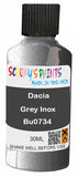scratch and chip repair for damaged Wheels Dacia Grey Inox Paillete Silver-Grey