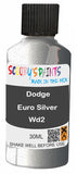 scratch and chip repair for damaged Wheels Dodge Euro Silver