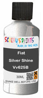 scratch and chip repair for damaged Wheels Fiat Silver Shine Silver-Grey
