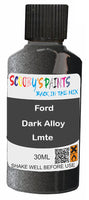 scratch and chip repair for damaged Wheels Ford Dark Alloy Silver-Grey