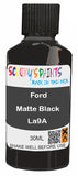 scratch and chip repair for damaged Wheels Ford Matte Black