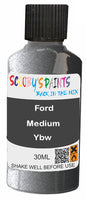 scratch and chip repair for damaged Wheels Ford Medium Platinum Gray Silver-Grey