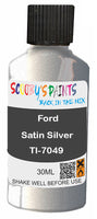 scratch and chip repair for damaged Wheels Ford Satin Silver