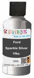 scratch and chip repair for damaged Wheels Ford Sparkle Silver