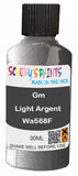 scratch and chip repair for damaged Wheels Gm Light Argent Silver-Grey