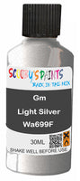 scratch and chip repair for damaged Wheels Gm Light Silver