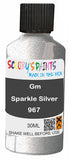 scratch and chip repair for damaged Wheels Gm Sparkle Silver