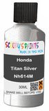 scratch and chip repair for damaged Wheels Honda Titan Silver