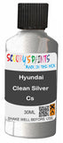 scratch and chip repair for damaged Wheels Hyundai Clean Silver