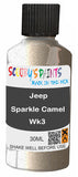 scratch and chip repair for damaged Wheels Jeep Sparkle Camel Silver-Grey