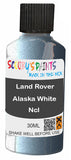 scratch and chip repair for damaged Wheels Land Rover Alaska White