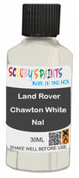scratch and chip repair for damaged Wheels Land Rover Chawton White