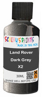 scratch and chip repair for damaged Wheels Land Rover Dark Grey Silver-Grey