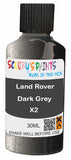 scratch and chip repair for damaged Wheels Land Rover Dark Grey Silver-Grey