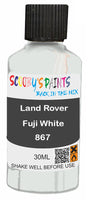 scratch and chip repair for damaged Wheels Land Rover Fuji White
