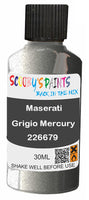scratch and chip repair for damaged Wheels Maserati Grigio Mercury Silver-Grey