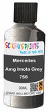 scratch and chip repair for damaged Wheels Mercedes Amg Imola Grey Silver-Grey