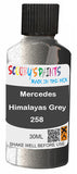 scratch and chip repair for damaged Wheels Mercedes Himalayas Grey Middle Silver-Grey