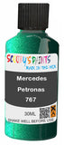 scratch and chip repair for damaged Wheels Mercedes Petronas EverGreen