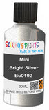 scratch and chip repair for damaged Wheels Mini Bright Silver