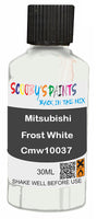 scratch and chip repair for damaged Wheels Mitsubishi Frost White