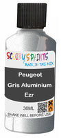 scratch and chip repair for damaged Wheels Peugeot Gris Anthra Silver-Grey