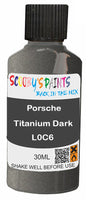 scratch and chip repair for damaged Wheels Porsche Titanium Dark Silver-Grey