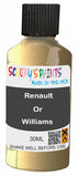 scratch and chip repair for damaged Wheels Renault Or Gold