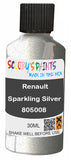 scratch and chip repair for damaged Wheels Renault Sparkling Silver