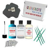 paint scuff chip stone Porsche 924 Minervablue Code Lm5Y Scratch Repair Kit