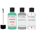 Lacquer metallic paint Porsche 911 Mint Green Code L22R Scratch Repair Kit