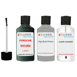 Lacquer metallic paint Porsche 911 Moos Green Code L20C Scratch Repair Kit
