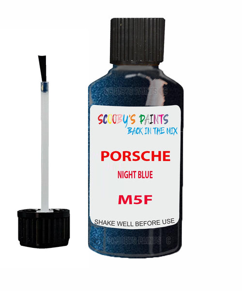 M5f Color Code Touch Up Paint For Porsche Cayenne Night Blue Code M5F Scratch Repair ...