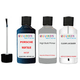 Lacquer metallic paint Porsche Carrera Night Blue Code M5F Scratch Repair Kit