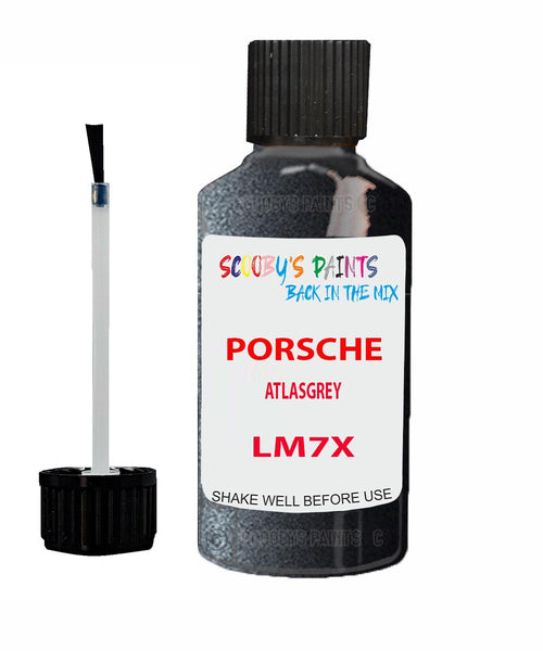 Touch Up Paint For Porsche Carrera Atlasgrey Code Lm7X Scratch Repair Kit