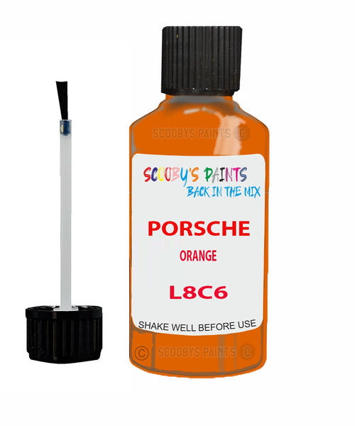 Touch Up Paint For Porsche Carrera Gt3 Rs Orange Code L8C6 Scratch Repair Kit