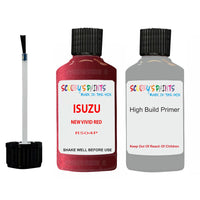 Touch Up Paint For ISUZU ISUZU ( OTHERS ) NEW VIVID RED Code R504P Scratch Repair