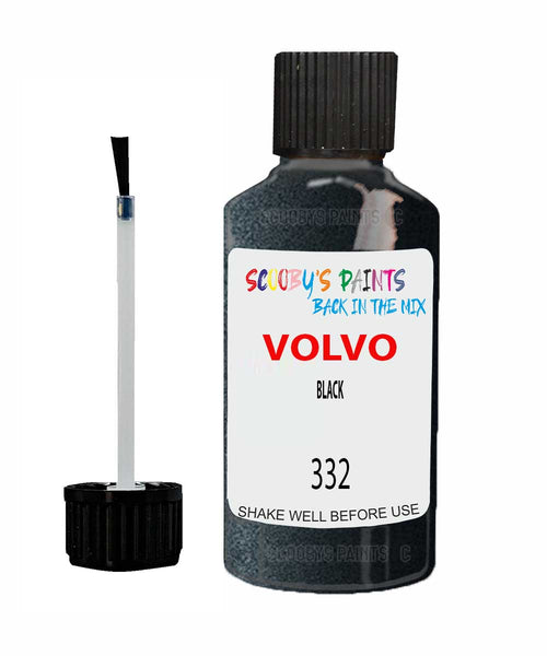 Paint For Volvo V40 Black Code 332 Touch Up Scratch Repair Paint