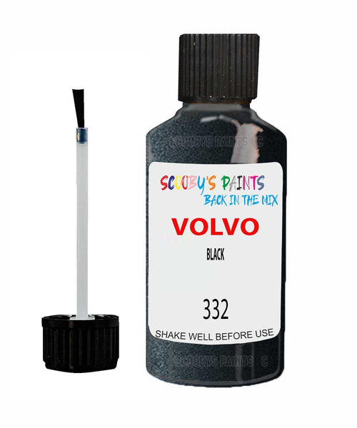 Paint For Volvo S40/V40 Black Code 332 Touch Up Scratch Repair Paint