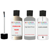 Lacquer metallic paint Porsche Boxster Paladio Code 555 Scratch Repair Kit