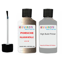 anti rust primer for Porsche Macan Palladium Metallic Code C1Y Scratch Repair Kit