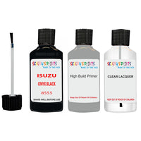 Touch Up Paint For ISUZU ISUZU ( OTHERS ) ONYX BLACK Code 8555 Scratch Repair