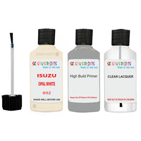 Touch Up Paint For ISUZU ISUZU ( OTHERS ) OPAL WHITE Code 892 Scratch Repair